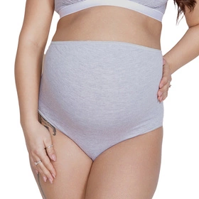 Mitex Mama Belly Majtki wysokie figi, grey
