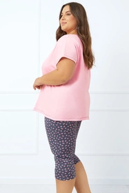 Italian Fashion Lotte kr.r. sp.3/4 Nocna piżama, róż/druk