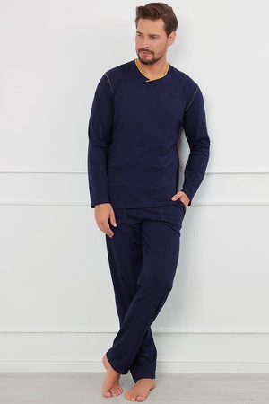 Italian Fashion Ludwik dł.r. dł.sp. Nocna piżama, granat