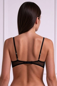 Passion Intimari set Nocna komplet biustonosz + figi, black