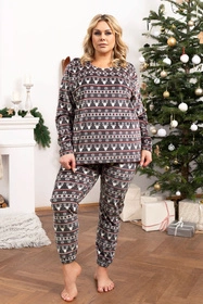 Italian Fashion Islandia dł.r. dł.sp. Dres homewear, grafit