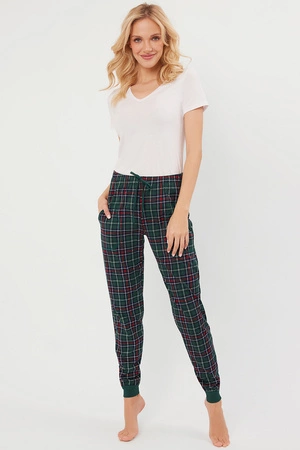 Italian Fashion Foggia dł.sp. Spodnie dres, druk/zielony