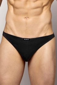 Atlantic 2BMP-253 Majtki stringi, czarny