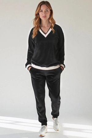 Vivisence 9201kmpl Komplet bluza+spodnie, czarny