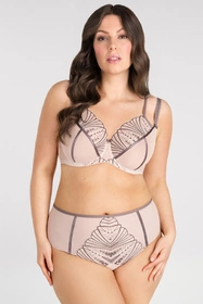 Gorsenia K837 Caffe Latte Biustonosz miękki, beżowy