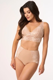 Babell BBL 204 Majtki wysokie figi, beige