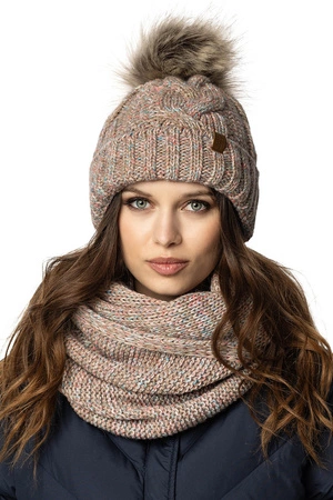 Vivisence 7103 Szalik lub apaszka komin, brązowy melanż