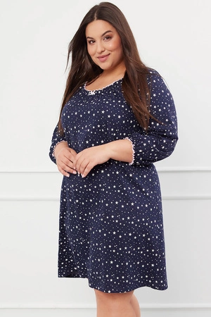 Italian Fashion Arugia r.3/4 Nocna koszula, druk/granat