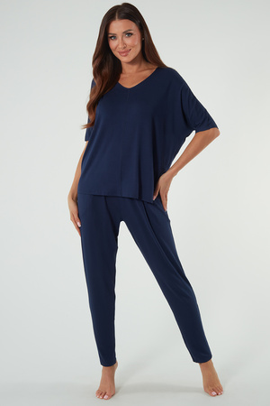Italian Fashion Paramo kr.r. d�.sp Dres homewear, granat