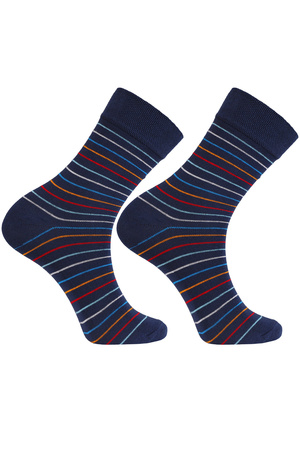 Moraj CML400-015 Skarpety za kostk�, patt 3-navy/paski