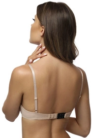 Vivisence 8004 3-pak Akcesoria do biustonosza przedłużacz obwodu, biały/beżowy/czarny