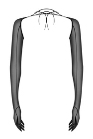 Obsessive Euphori gloves Akcesoria erotyczne rękawiczki, black