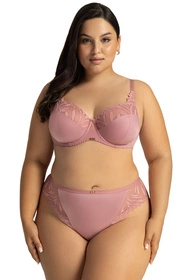 Ava 2105/B Yasemin Majtki brazyliany, pink peony