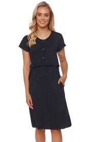 Doctor Nap TCB.4543 Nocna koszula, black