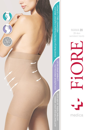 Fiore Mama 20 den M5208 Wyr�b po�czoszniczy rajstopy, light natural