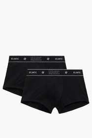 Atlantic 2BMH-1200 2-pack Majtki bokserki, czarny