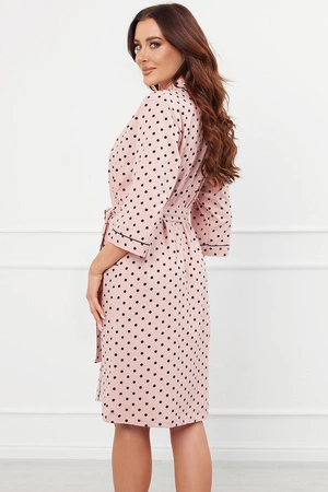 Italian Fashion Bonilla r.3/4 Nocna szlafrok, druk/róż