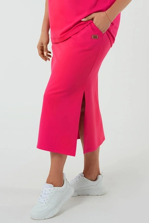 Italian Fashion Stella maxi Spódnica dresowa, fuksja