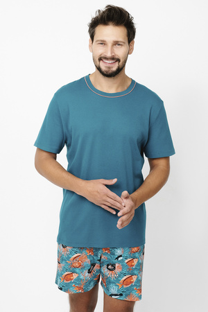 Italian Fashion Krab kr.r. kr.sp. Nocna pi�ama, morski/druk