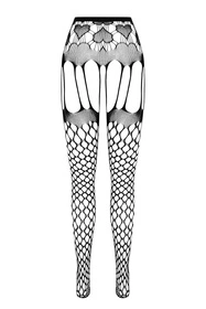 Passion ECO S009 Wyrób pończoszniczy pończochy z pasem, black