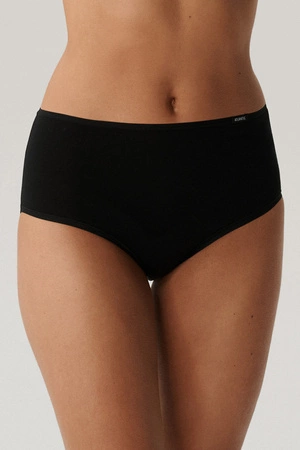 Atlantic 3BLP-604 3-pack Majtki wysokie figi, czarny