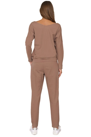 Italian Fashion Karina dł.r. dł.sp. Dres homewear, camel