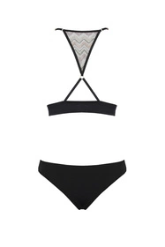 Casmir Lagerta bikini Nocna komplet biustonosz + stringi, black