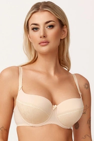 Azal 107 Biustonosz usztywniany, beżowy