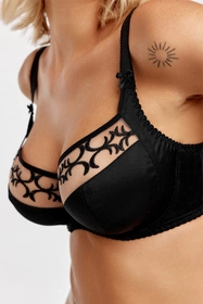 Azal Diana Biustonosz miękki, czarny