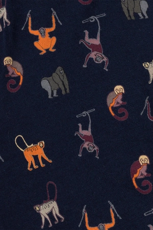 Atlantic 2MH-064 2-pak Majtki bokserki, szary/granat