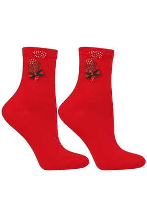 Moraj CSL500-024 Skarpety za kostkę, red