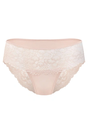 Vivisence 1041 Majtki figi, beż z koronką