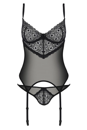 Passion Zinnia corset Gorset sexy, black