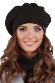 Vivisence 7007 Nakrycie głowy beret, czarny