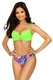 Lorin L2505/3 Kostium kąpielowy dwuczęściowy, fluo/wzór