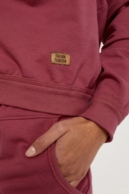 Italian Fashion Panama dł.r. dł.sp. Dres homewear, malina