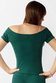 Dkaren Bayo-Bl Bluzka hiszpanka, zielony