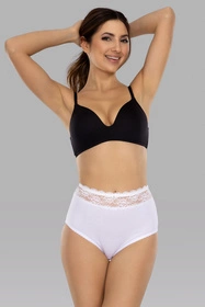 Mitex Eva 3-pak Majtki wysokie figi, biały