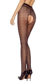 Passion TiOpen 028 Wyrób pończoszniczy rajstopy, black