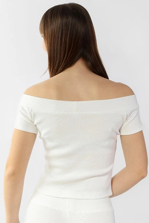 Dkaren Bayo-Kpl Komplet legginsy + bluzka, ecru