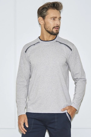 Italian Fashion Zbyszek dł.r. dł.sp. Nocna piżama, melanż/granat