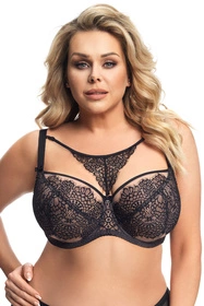 Gorsenia K677 Ravenna Biustonosz miękki, czarny