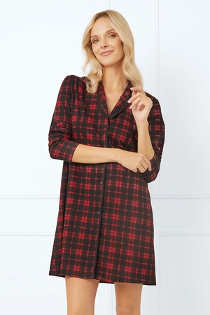 Italian Fashion Nicola dł.r. Nocna koszula, druk/czerwony