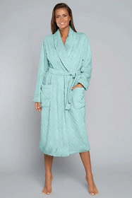 Italian Fashion Morena dł.r. Nocna szlafrok, mięta