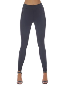 Bas Bleu Lindsey Legginsy klasyczne, black