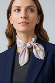 Vivisence S45-002 Szalik lub apaszka apaszka, różowy/fioletowy