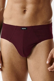 Atlantic 6SMP-001 6-pack Majtki slipy, burgund/czarny/khaki/brąz/grafit/czarny