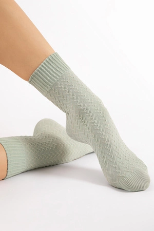 Fiore Furka Pass 60 DEN G1160 Wyrób pończoszniczy skarpetki, mint