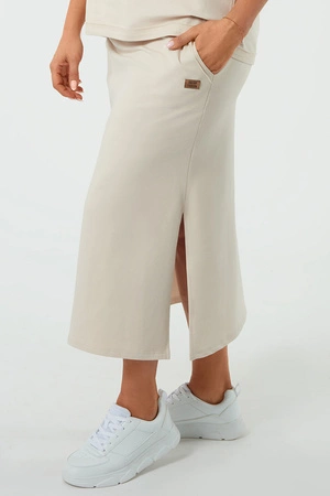 Italian Fashion Stella maxi Spódnica dresowa, beż