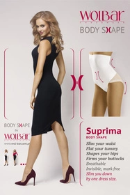 Wol-Bar Suprima Majtki figi modelujące, beż